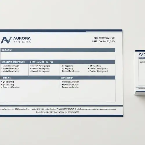 landscape horizontal letterhead a4