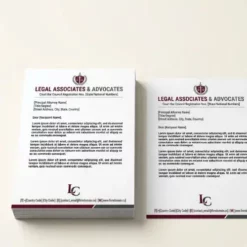 legal size letterhead print 100 copies