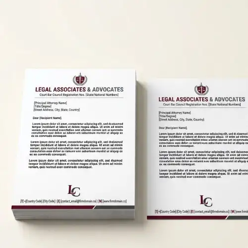 legal size letterhead print 100 copies