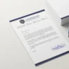 letterhead rubber stamp combo