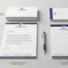 letterhead with note pad a5 5050 combo