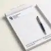 letterhead with pre printed lines a4