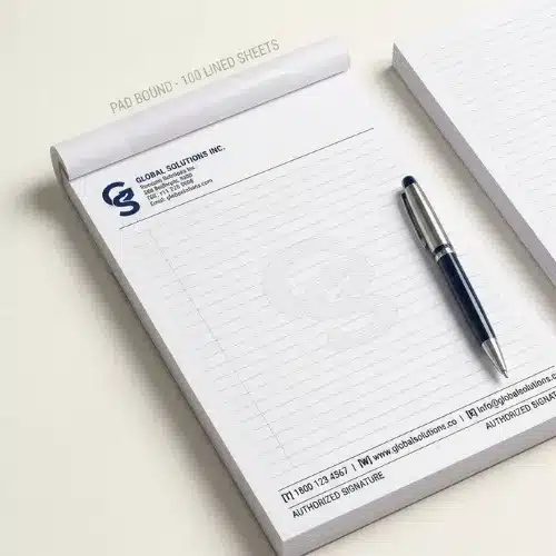 letterhead with pre printed lines a4