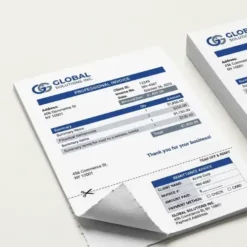 letterhead with tear off bottom a4