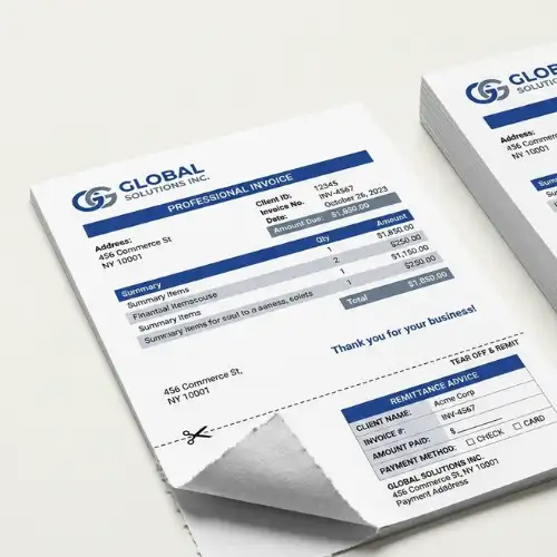 letterhead with tear off bottom a4