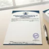 lift elevator company letterhead a4
