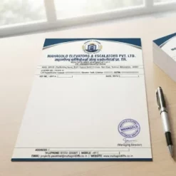 lift elevator company letterhead a4