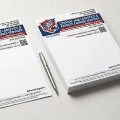 logistics courier letterhead a4