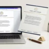 luxury premium letterhead template