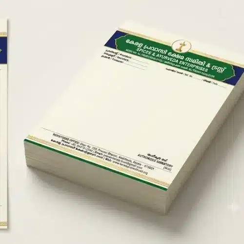 malayalam letterhead a4 print 100 copies
