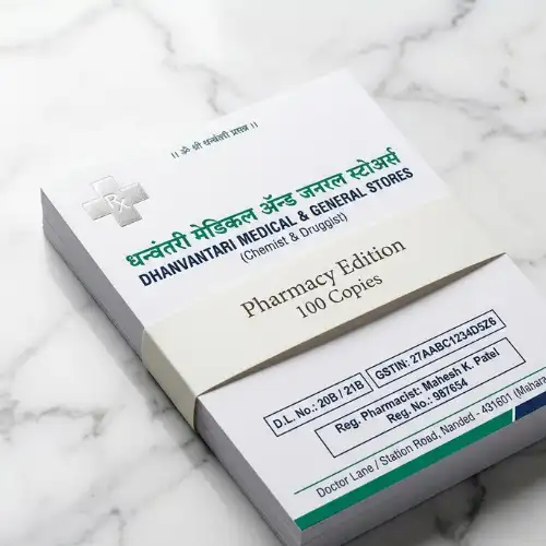 medical store letterhead a4 print 100