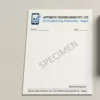 mobile app developer letterhead a4