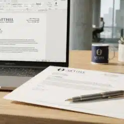 ms word letterhead template design