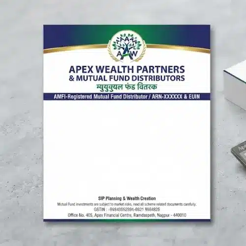 mutual fund distributor letterhead a4