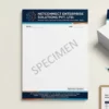 networking solutions letterhead a4