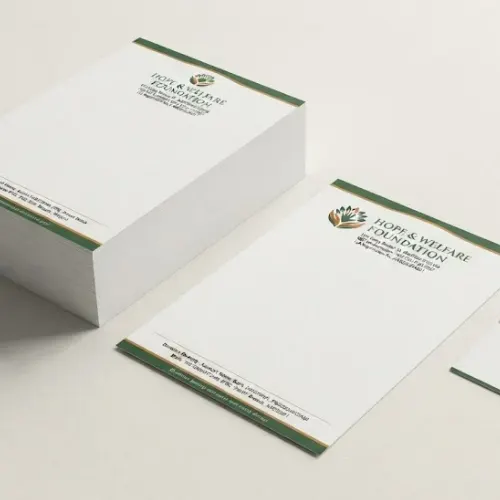 ngo stationery pack letterhead 250cards