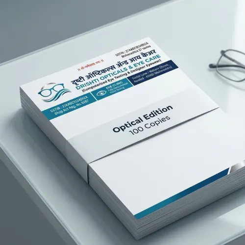 optician eye wear shop letterhead a4