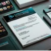 ott platform company letterhead a4