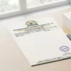 painter contractor letterhead a4