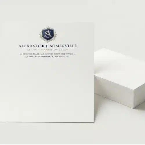personalized custom letterhead a4 100