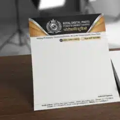 photography studio letterhead a4