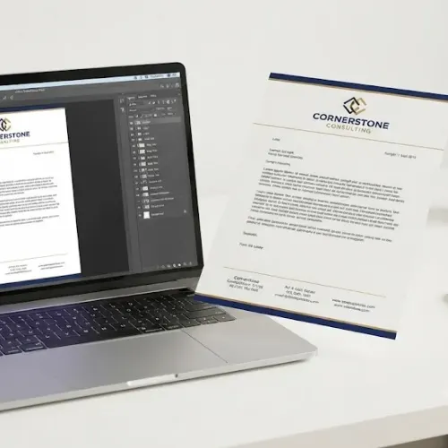 photoshop psd letterhead template