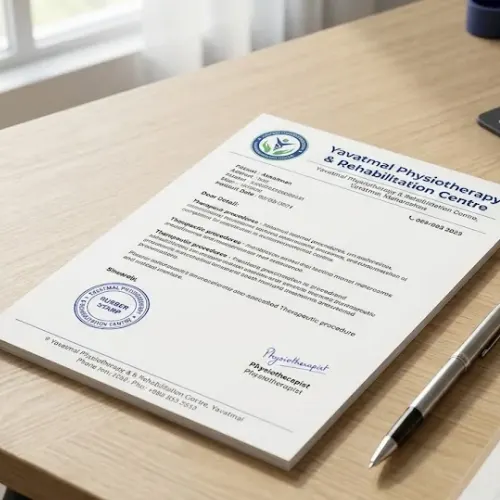 physiotherapy rehab centre letterhead