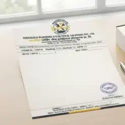 plumber electrician letterhead a4