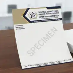 police welfare association letterhead a4