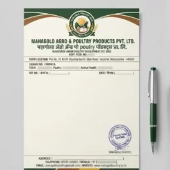 poultry farm letterhead a4 print