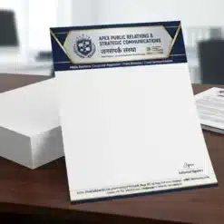 pr public relations letterhead a4