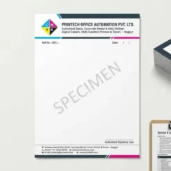 printer copier dealer letterhead a4