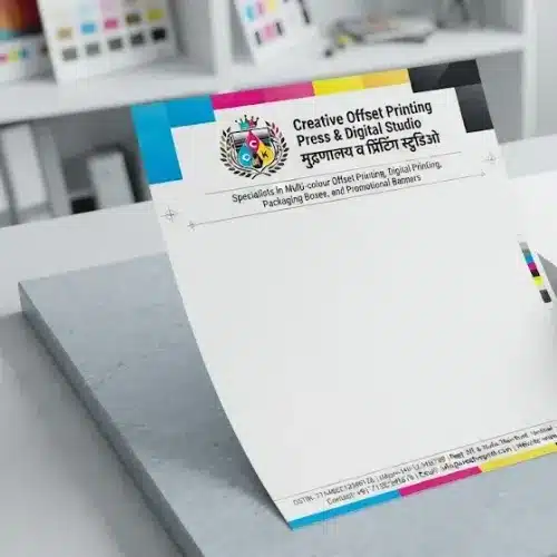 printing press studio letterhead a4