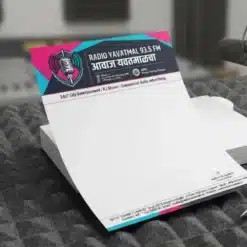 radio station fm letterhead a4