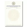 religious trust letterhead a4 250