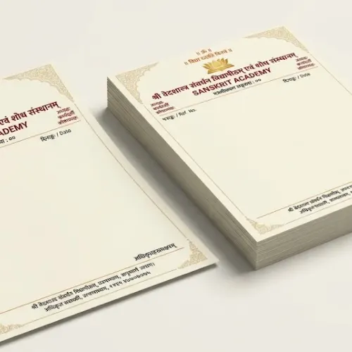 sanskrit devanagari letterhead a4 100