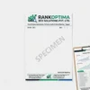 seo company letterhead a4 print