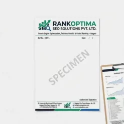 seo company letterhead a4 print