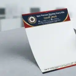 shooting range club letterhead a4
