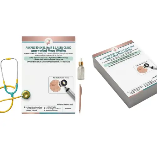 skin dermatology clinic letterhead a4