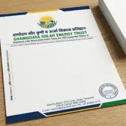 solar energy ngo letterhead a4 print