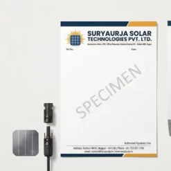 solar panel manufacturer letterhead a4