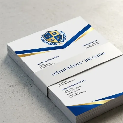 sports club association letterhead a4