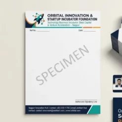 startup incubator letterhead a4