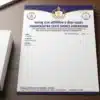 state sports federation letterhead a4
