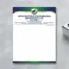 stock broker letterhead a4 print