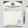 tractor machinery dealer letterhead a4