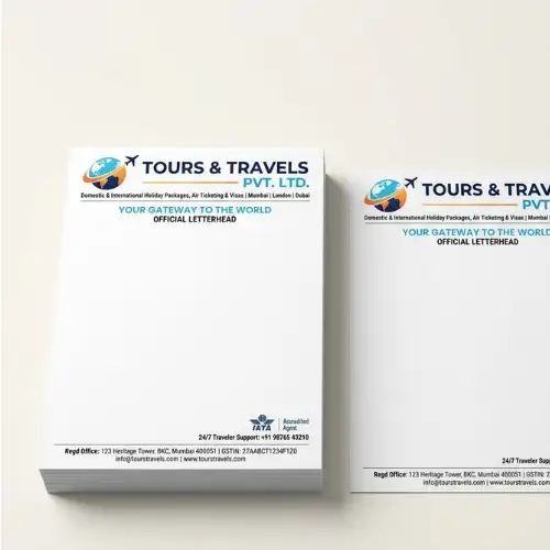 travel agency letterhead a4 100 copies