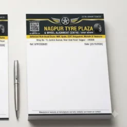 tyre shop letterhead a4 print