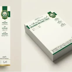 urdu letterhead a4 print 100 copies